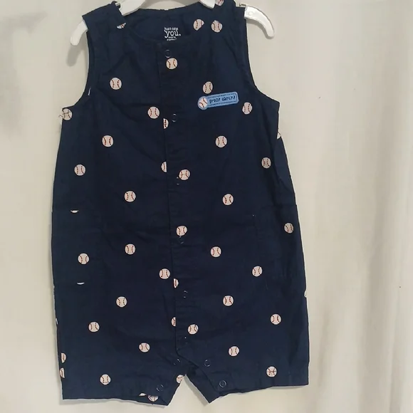 3 Carter's Rompers - Picture 3 of 7